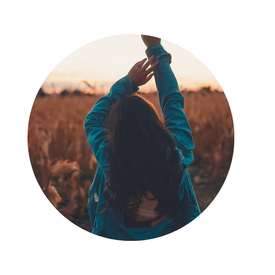 Frau Sonnenuntergang